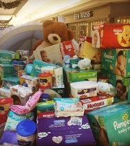 WOW!! Soon we won't see Mr. Teddy 🐻 with the donations coming in for #CTVBundleofJoy! These little babies need our kindness so help us and keep dropping off diapers, formula and baby wipes! #yqr! @ctvreginalive @carmichaeloutreach #newbaby #family #sup
