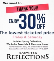 Thank You Northern Friends for being our customer! We look forward to continue providing you with the very best in design, quality and service. #northernreflections #northernfriends #Clothing #Spring #Discount #Springdiscount #friends #Appreciation