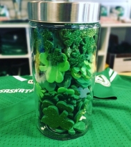 •CONTEST•
Guess how many Shamrocks are in the Jar? 🍀🍀🍀 All you need to do is...
1. LIKE our page and post  2. Leave your GUESS & TAG someone that would also like to WIN a Rider Jersey!
Draw will be made on Mar.13 and whoever guesses or closes