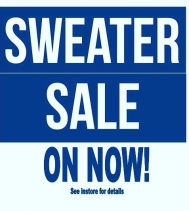 Cozy & Warm is a must these day! Check out their Sweater Sale at Suzanne's • Sale ends Nov.18