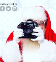 BIG NEWS!! 🗞 Santa and his reindeer can't wait to see all the wonderful kids this year! Stop by for a visit next Friday to give him your wishlist! 📜 Visits start at 11am Nov.24! Visit northgatemall.ca for times and pricing. #christmas #santa #naught