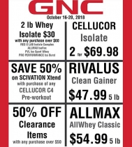 Visit GNC today and Check out their Great Deals!!
@gncnorthgate.yqr 
#deals #fitness #protein #yqr