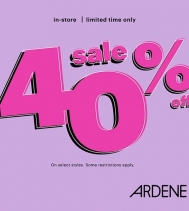 Limited Time Only 40% OFF at Ardene! Sale starts Friday, October 26th, some restrictions apply, see in-store for details.
#ardenelove