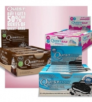 Do you love Quest Bars? Then you will love this!! 😁😋🙌
February 7th to 9th: 
BUY ONE, GET ONE 50% OFF - MIX & MATCH your favorite ❤Quest Nutrition Bar Boxes! 
@gncnorthgate.yqr