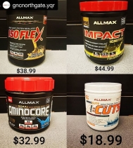 Check out the AMAZING HOT BUY Prices on these select ALLMAX until March 27th.😍💪🔥 Visit GNC in Northgate Mall Today! 
@gncnorthgate.yqr #deals #sale