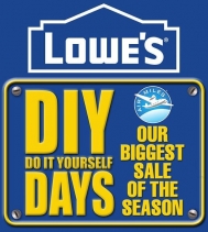 DIY DAYS: Shop Lowe's Biggest Sale of the Season!! Offer valid through to March 13, 2019. 
#DIY #Sales