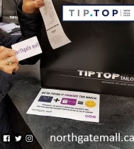 Three Fantastic dress shirts from Tip Top Tailors were GIFTED tonight to another Thrilled Shopper!!! 😀🛍🙌 We're Paying it Forward this March!!
@northgateyqr #PayingItForward #yqr #shopping #giveaways
