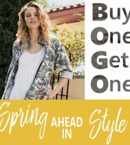 Spring into Style with Suzanne's - BUY ONE, GET ONE 50% OFF!!
#SuzannesStyle