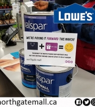 Happy Friday!! Kicking off the weekend in Lowe's, by Paying It Forward to another Happy @Northgateyqr Shopper!! 😄🛍
#PayingItFoward #yqr #giveaways #shopping #lowescanada #DIY