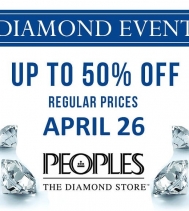 Create the jewellery of your dreams.💍 Choose the perfect setting hand select your Diamond.💎 Save up to 50% Off Regular Prices. Schedule your appointment at Peoples in Northgate Mall. See Jewellery Consultant for all Details.
#diamondevent #jewellery