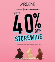 Get up to 40% Off Storewide at Ardene!! 🎉🛍 Limited Time Only!
Some restrictions apply, see in store for details.
#sales #shopping #easterweekend