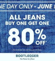 TODAY ONLY @northgate_bootiecrew 👖👖👖See in-store for details!
Ends at midnight 🌔