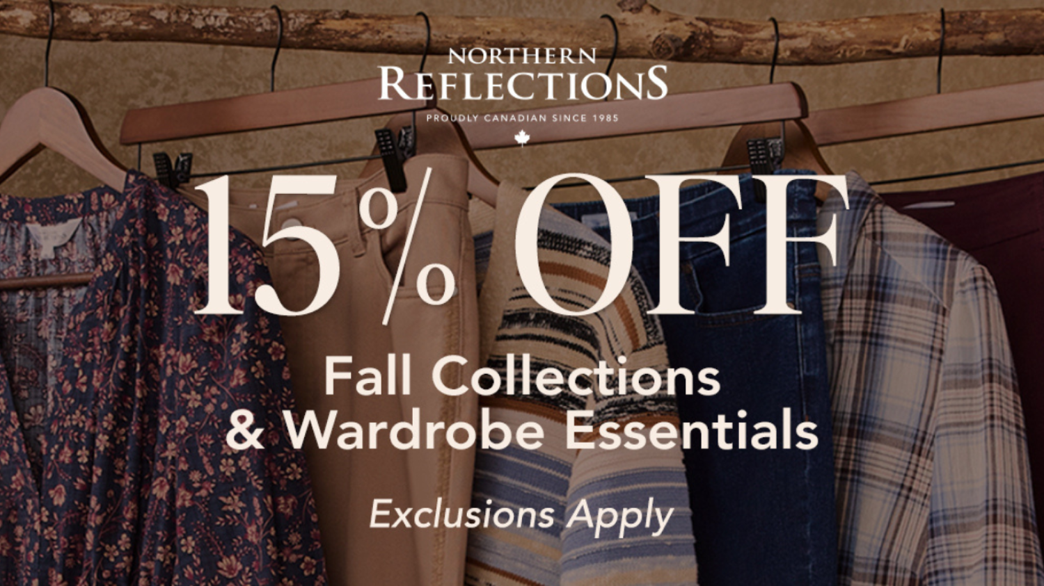 15% OFF Fall New Arrivals