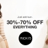 30% - 70% OFF Storewide