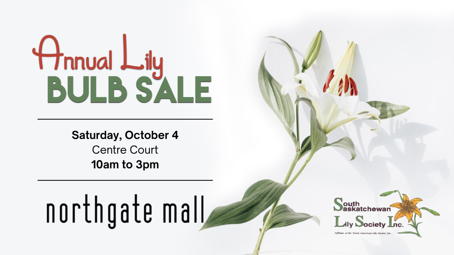 Annual Lily Bulb Sale