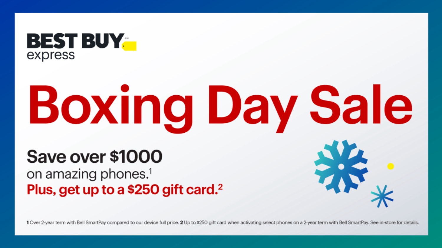 Boxing Day Sale is here at Best Buy Express!