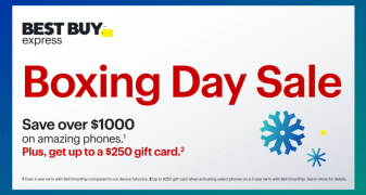 Boxing Day Sale is here at Best Buy Express!