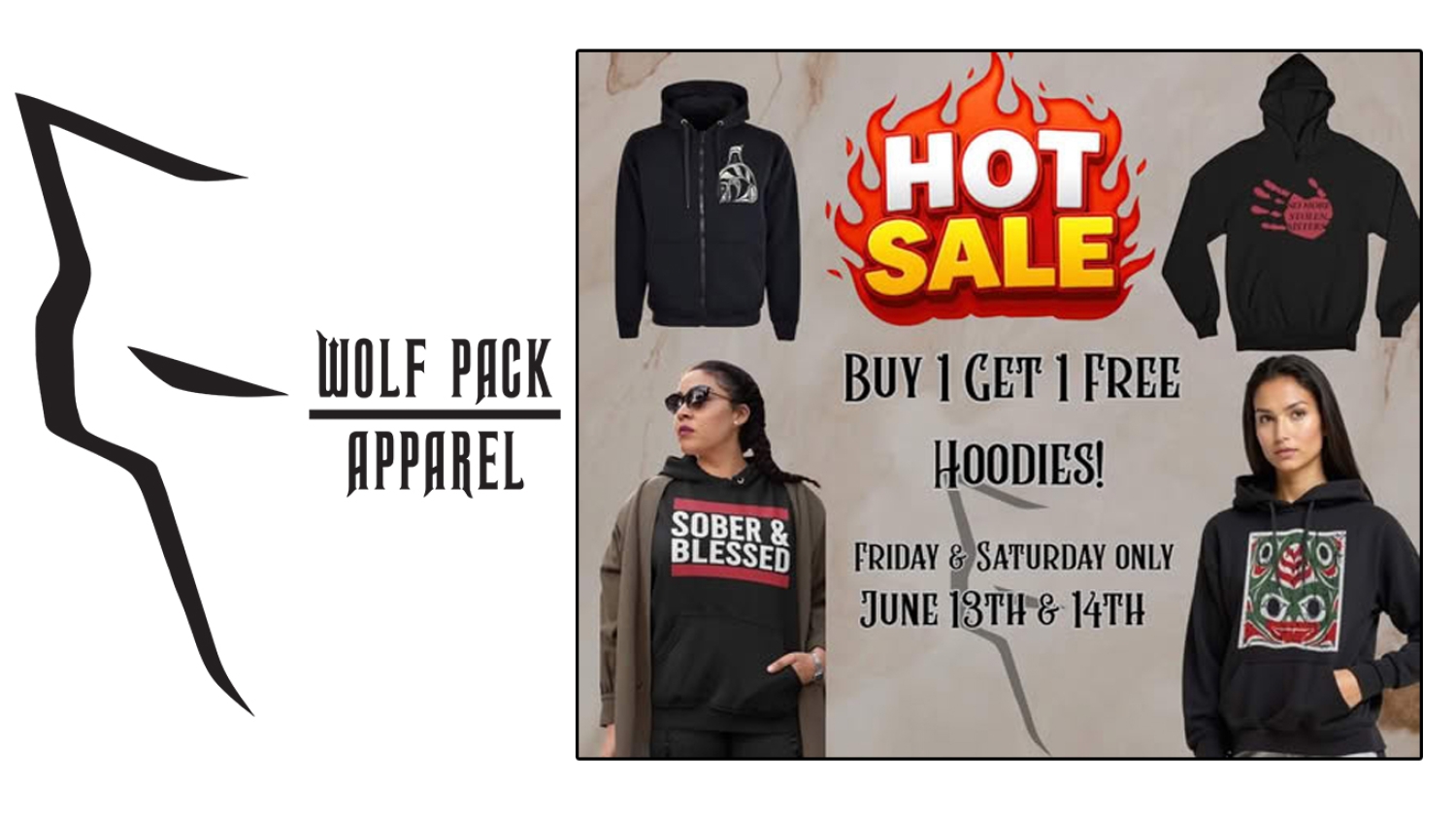 Buy 1 Get 1 Free Hoodies!
