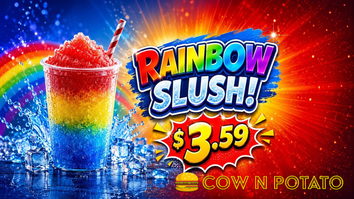 Cool Off with a Rainbow Slush!