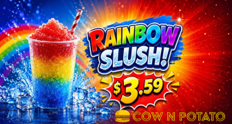 Cool Off with a Rainbow Slush!