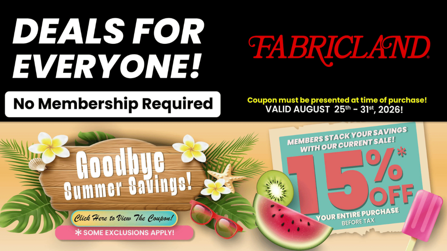 Deals for Everyone!