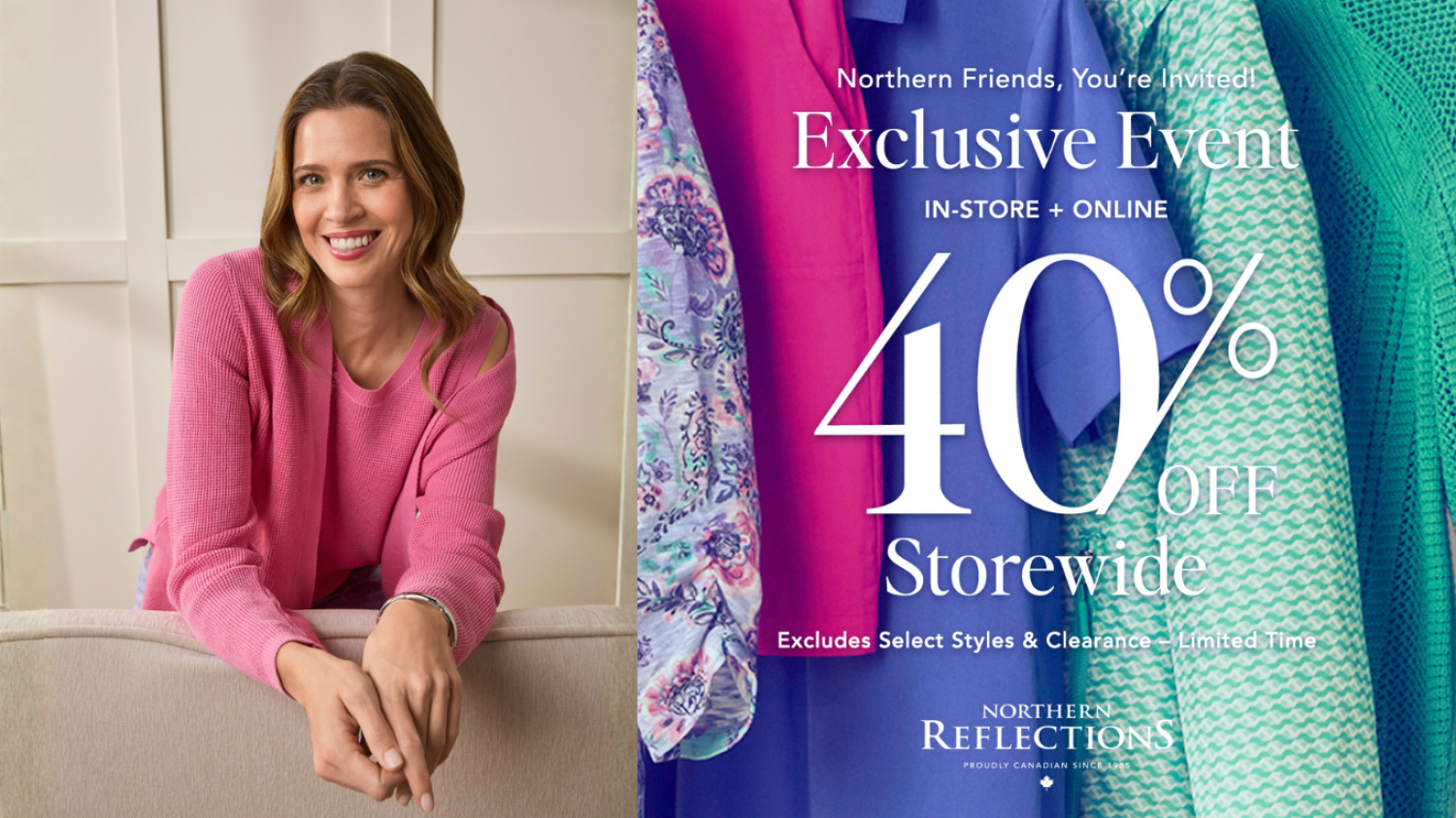 Exclusive 40% off for Northern Members