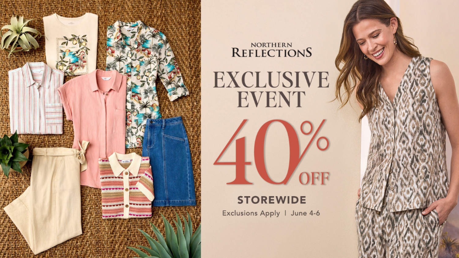 Exclusive Event 40% Off Storewide