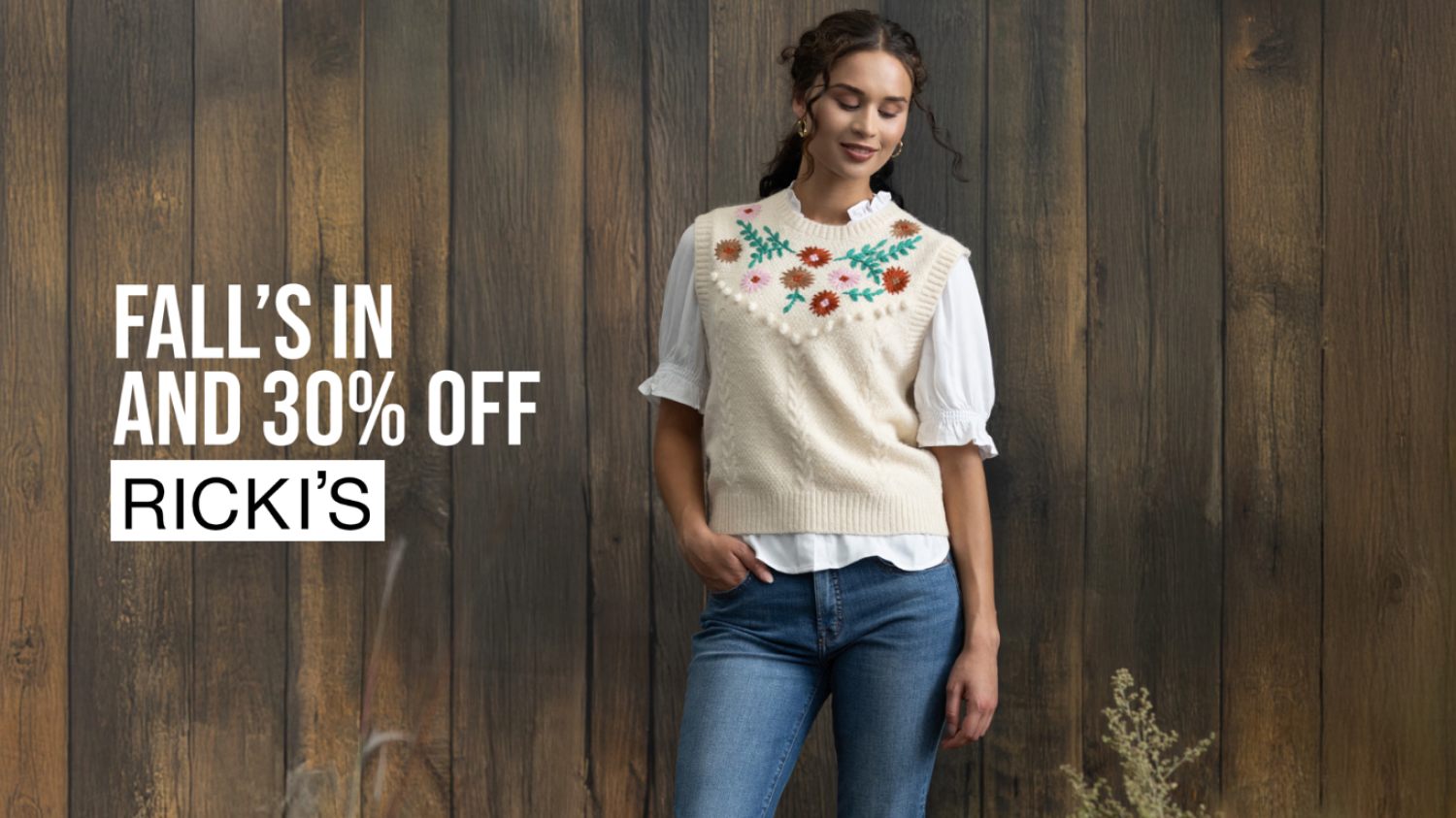 Fall's In and 30% Off