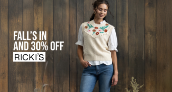 Fall's In and 30% Off