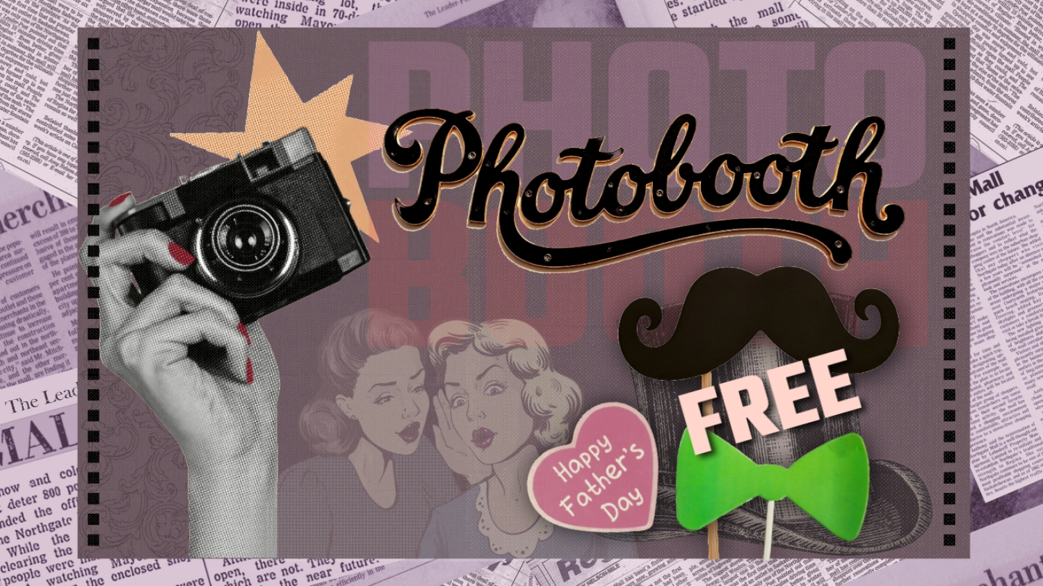 Fathers Day Free Photo Booth