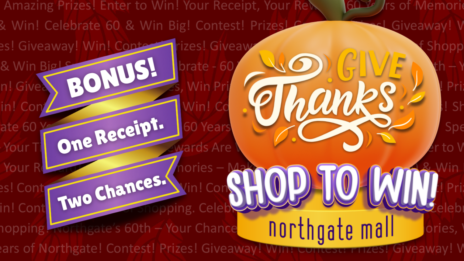 Give Thanks Shop to Win Edition