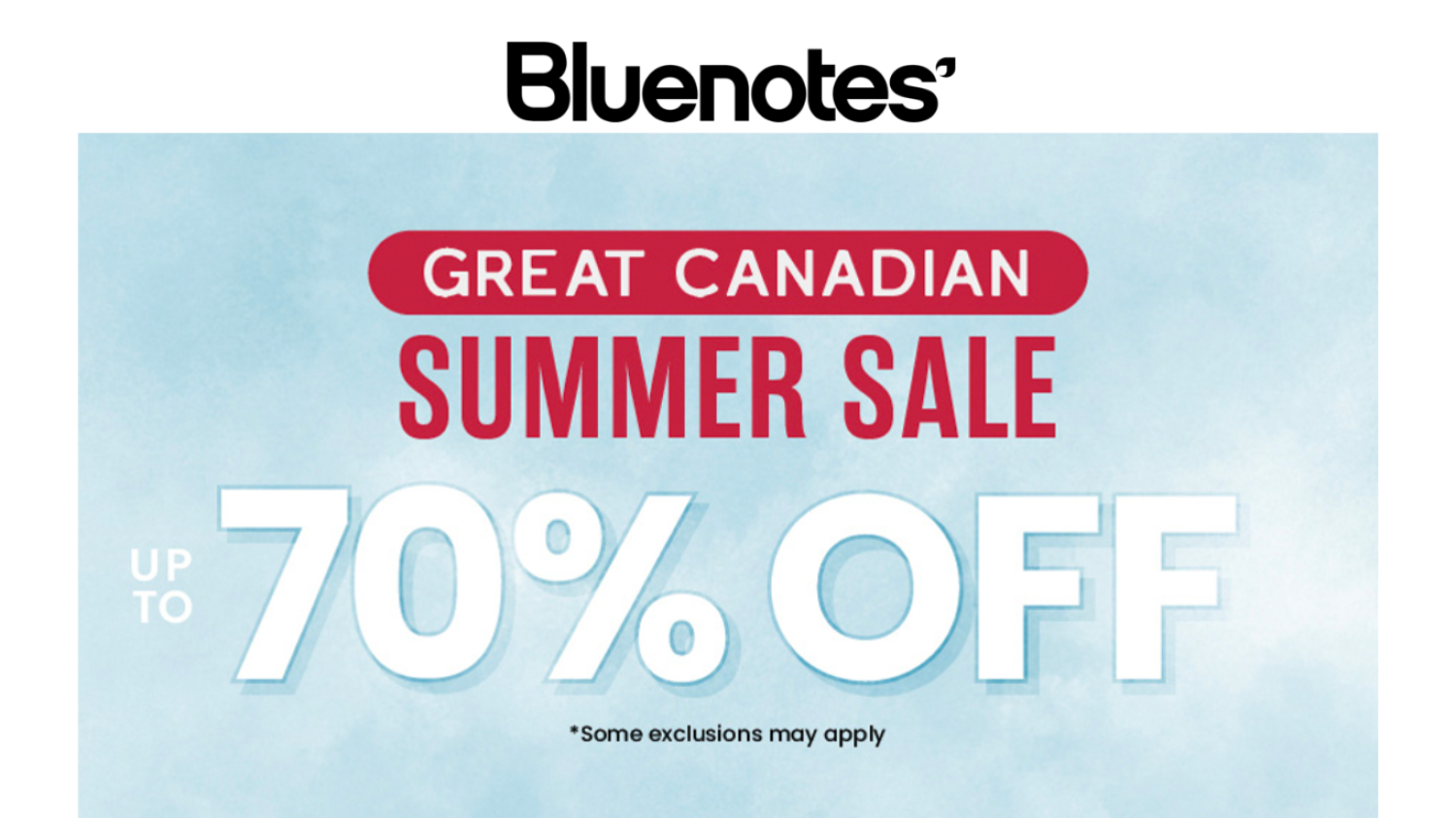 Great Canadian Summer Sale
