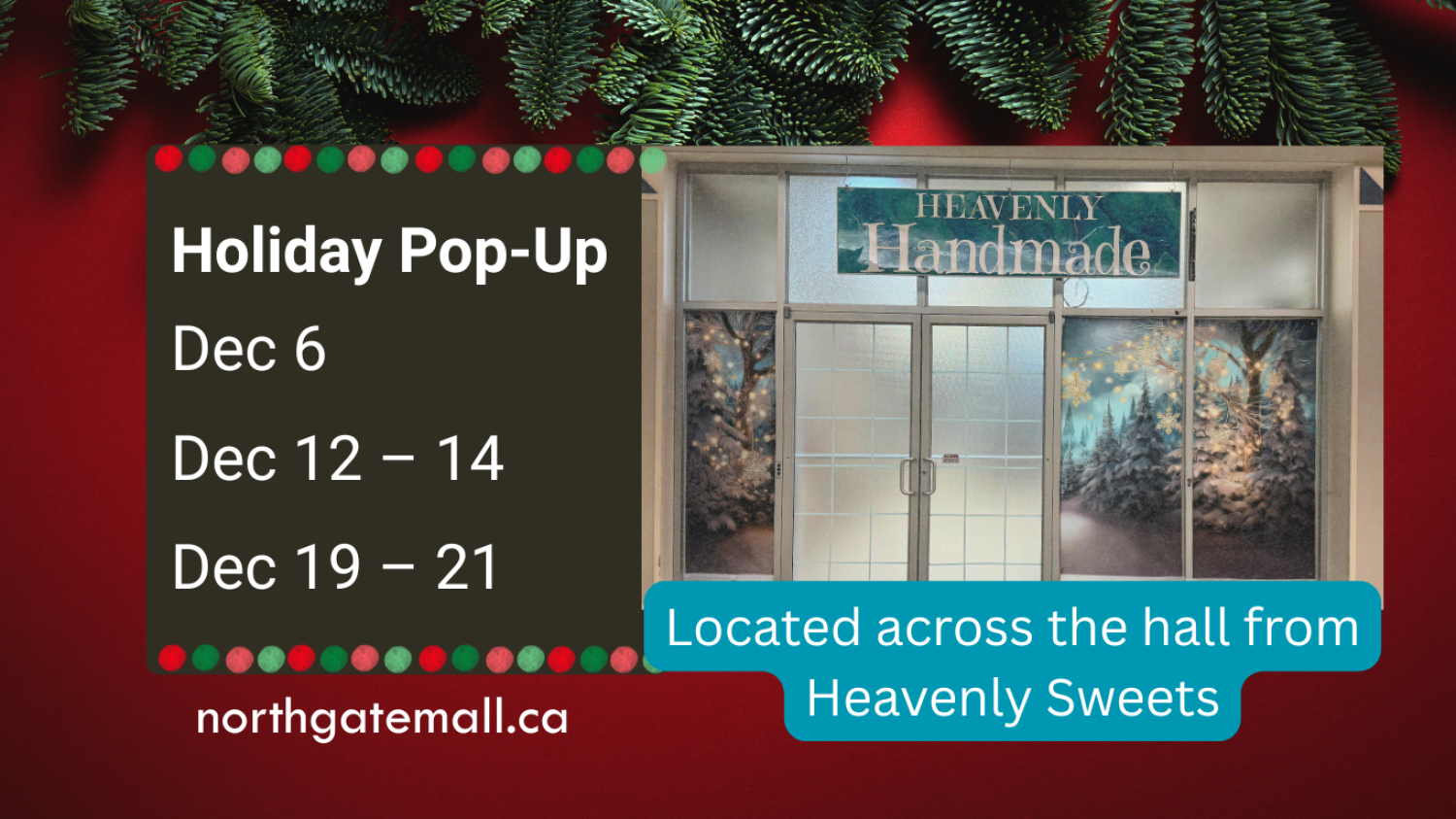 Heavenly Handmade Pop Up