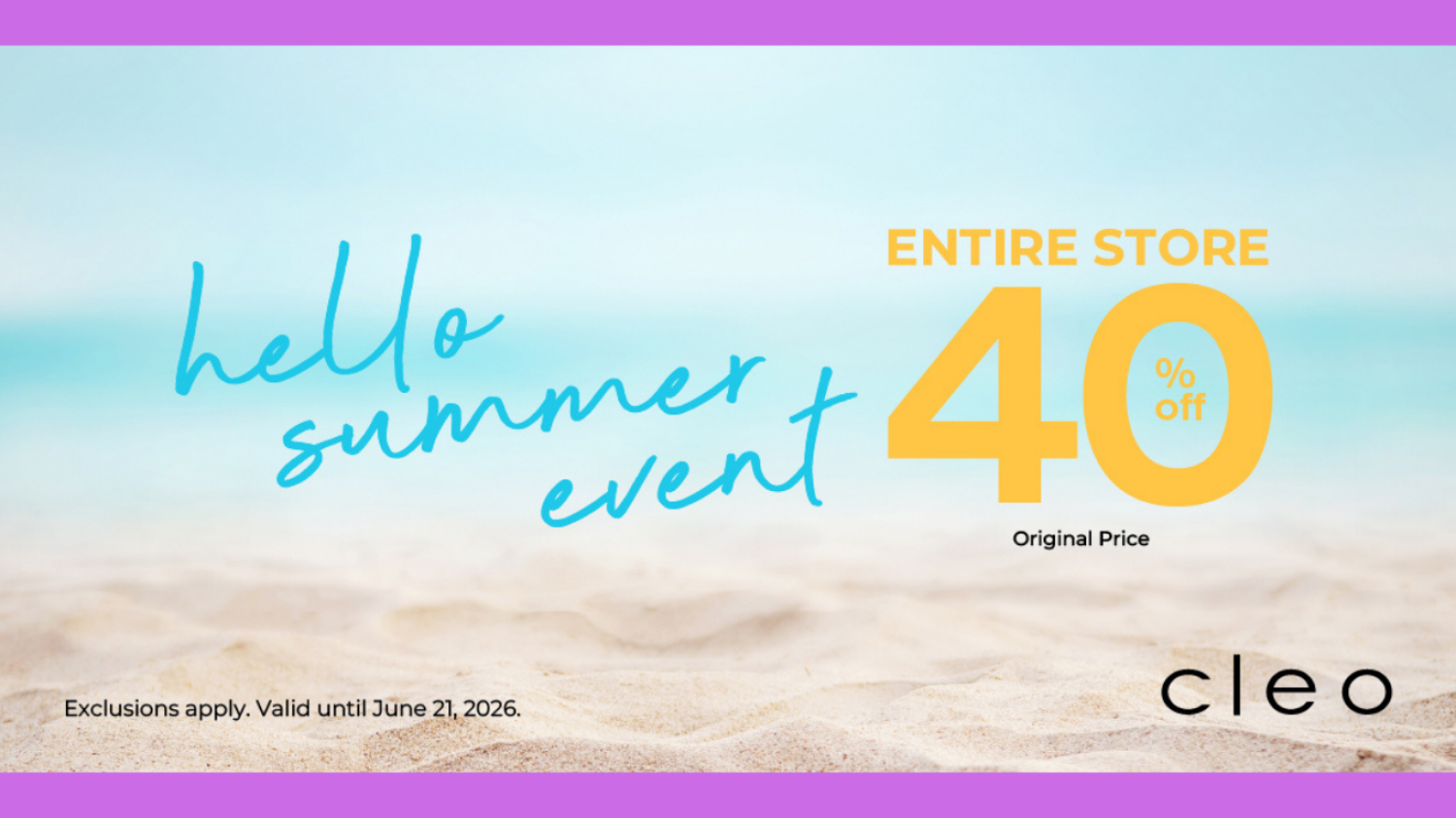 Hello Summer Event