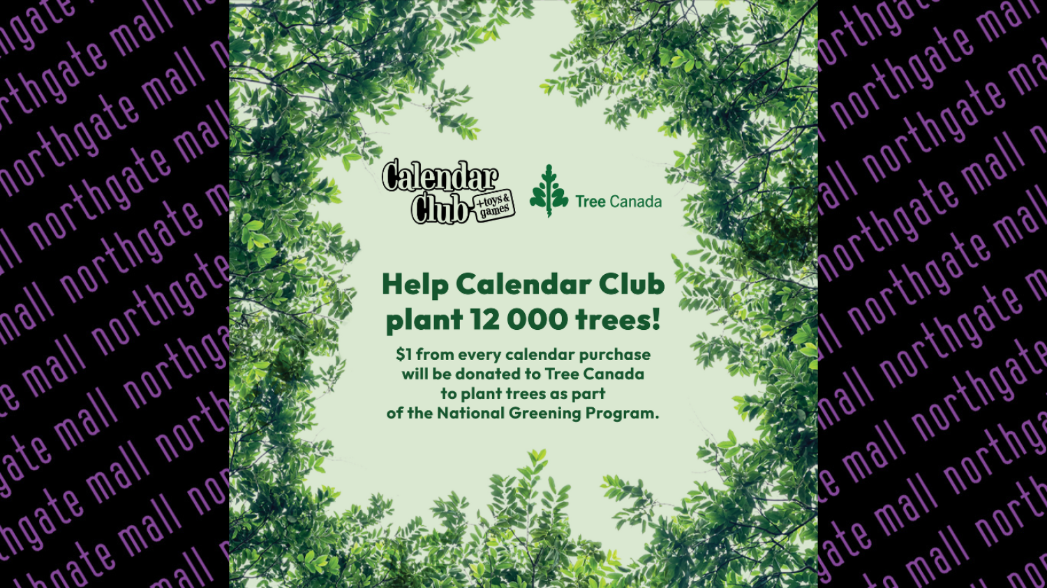 Help Calendar Club Plant 12,000 Trees!