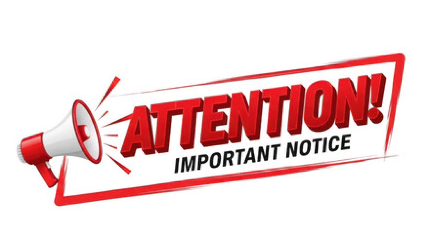 Important Notice to Our Shoppers