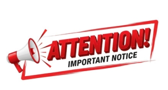 Important Notice to Our Shoppers