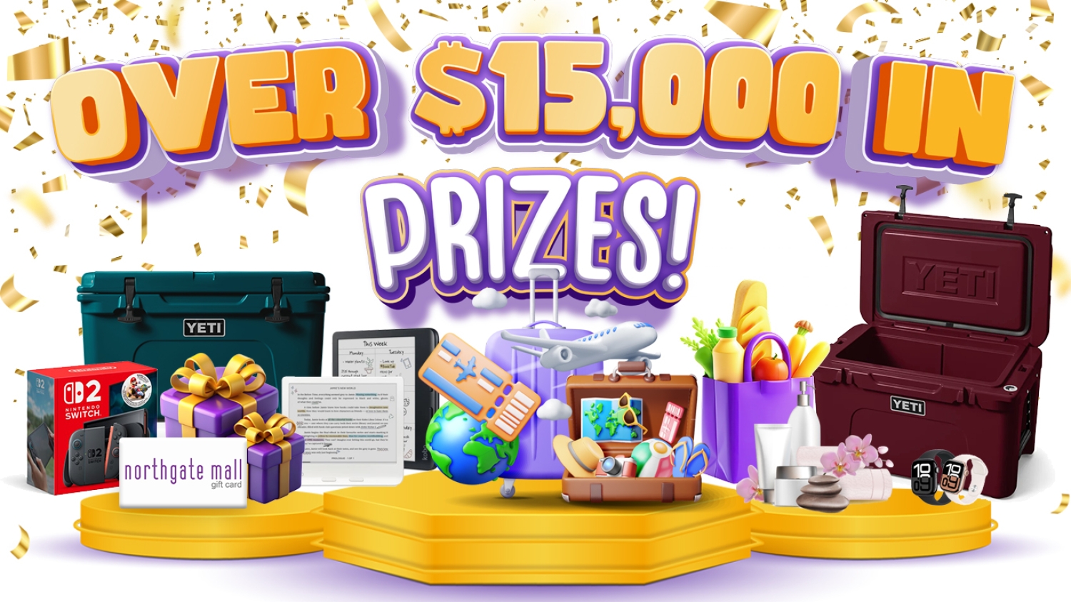 NGM Celebrate 60 Shop to Win Prizes