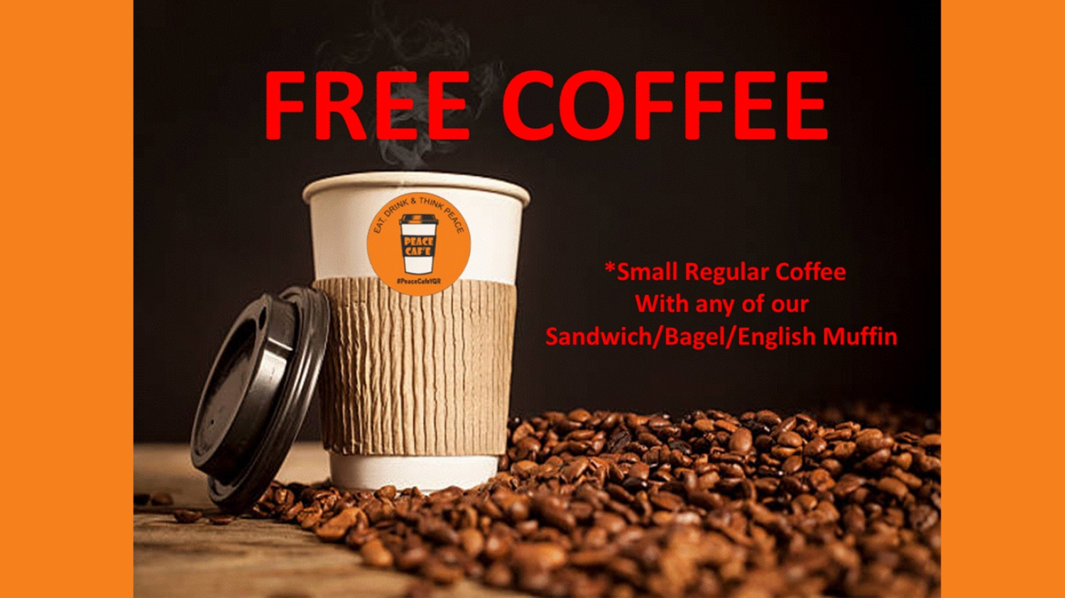 Peace Cafe Free Coffee