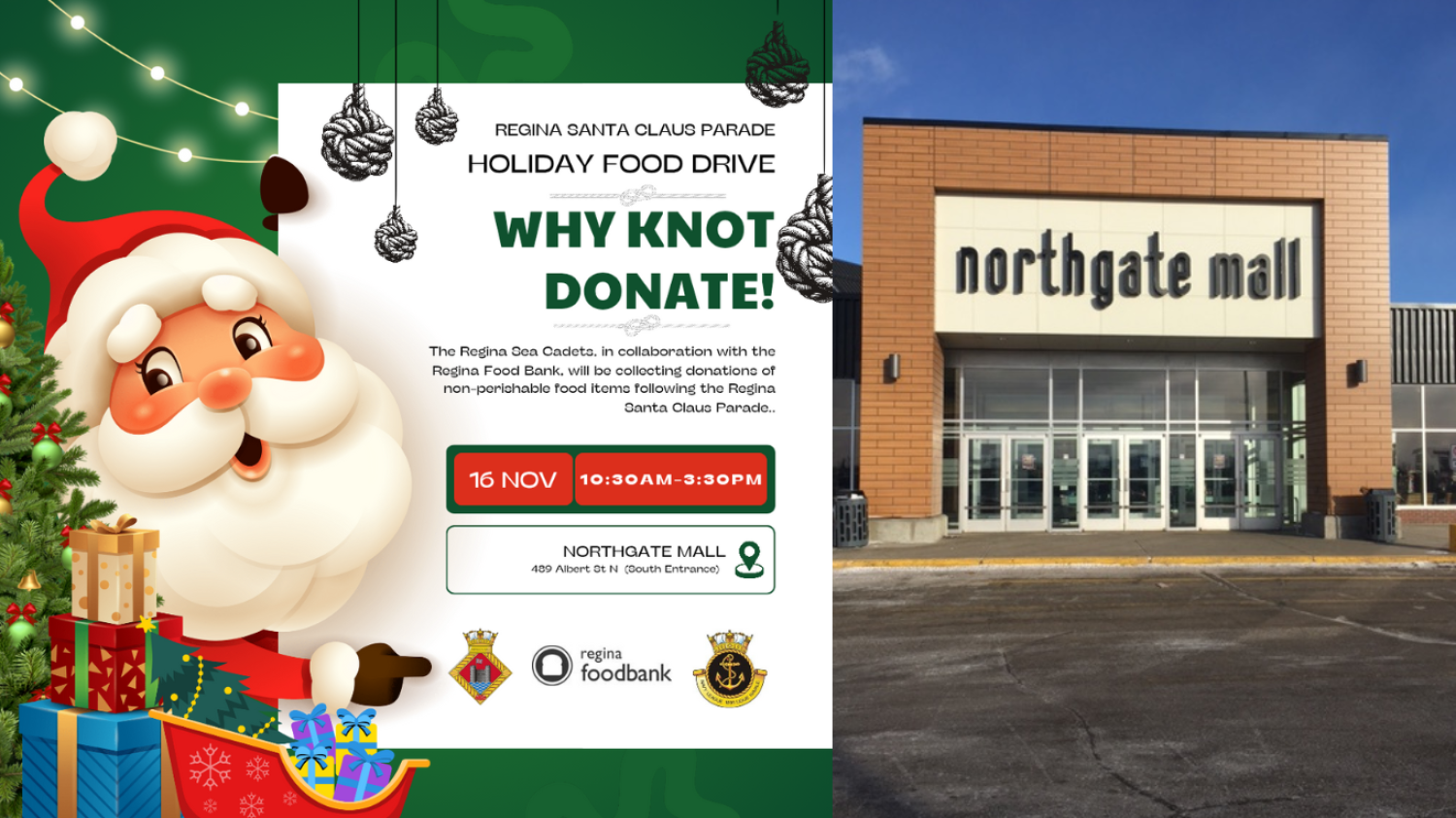 Regina Santa Claus Parade Holiday Food Drive