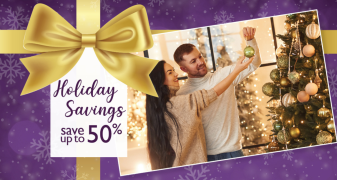 Save up to 50% This Holiday Season