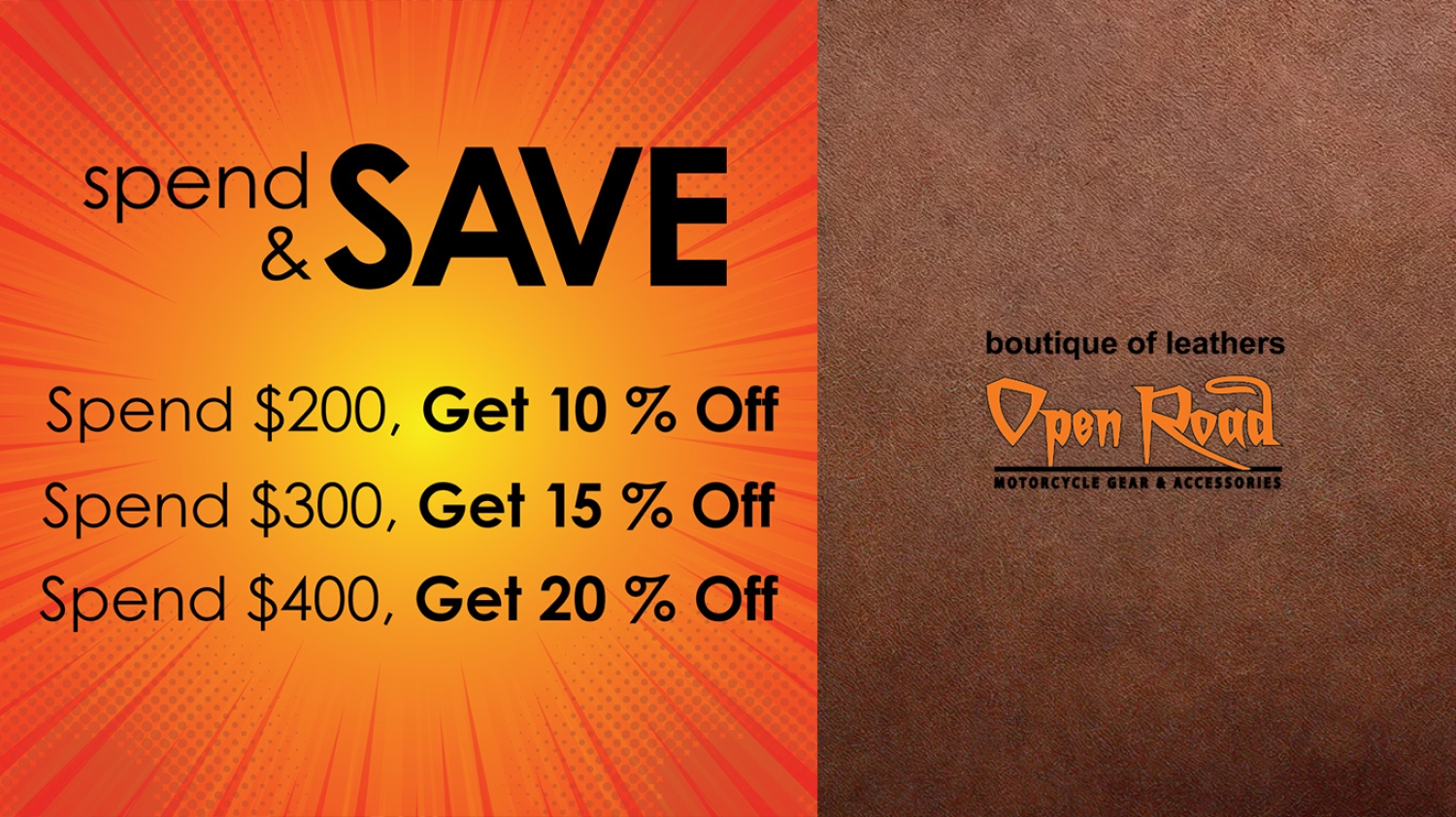 SPEND MORE, SAVE MORE! 
