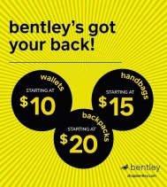 Accessories for any occasion! 
Shop Bentley Today! 
Sale ends Jul.12
