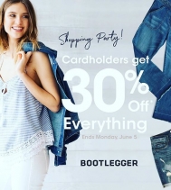Who doesn't 💙a Shopping Party?🛍 @bootleggerjeans @northgate_bootiecrew Cardholders get 30% OFF EVERYTHING!!!! Ends Jun.5! 🛍🙌🏽👖👚👕👗#cardholder #yqr #shop #sweetdeals #denim #dresses #accessories #summerwardrobe