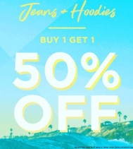 Visit Bluenotes’ for their BOGO 50% OFF Jeans + Hoodies!