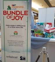 It's Bundled of Joy at Northgate Mall! You can help us with a donation of unopened boxes of diapers, wipes and formula at our collection center by Customer Service! All donation help precious babies in need! 
@carmichaeloutreach @ctvreginalive #BundleofJo