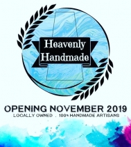 Locally Owned • 100% Handmade Artisans
@heavenlyhandmadeca Opens November