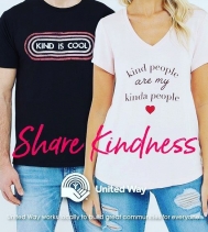 NEW LAUNCH! 
Share Kindness 🤗 in support of @pinkshirtday  and @unitedwayregina $2 from every tee purchased, goes to supporting United Way Regina! @northgate_bootiecrew @bootleggerjeans 
#showyourlocallove♥️